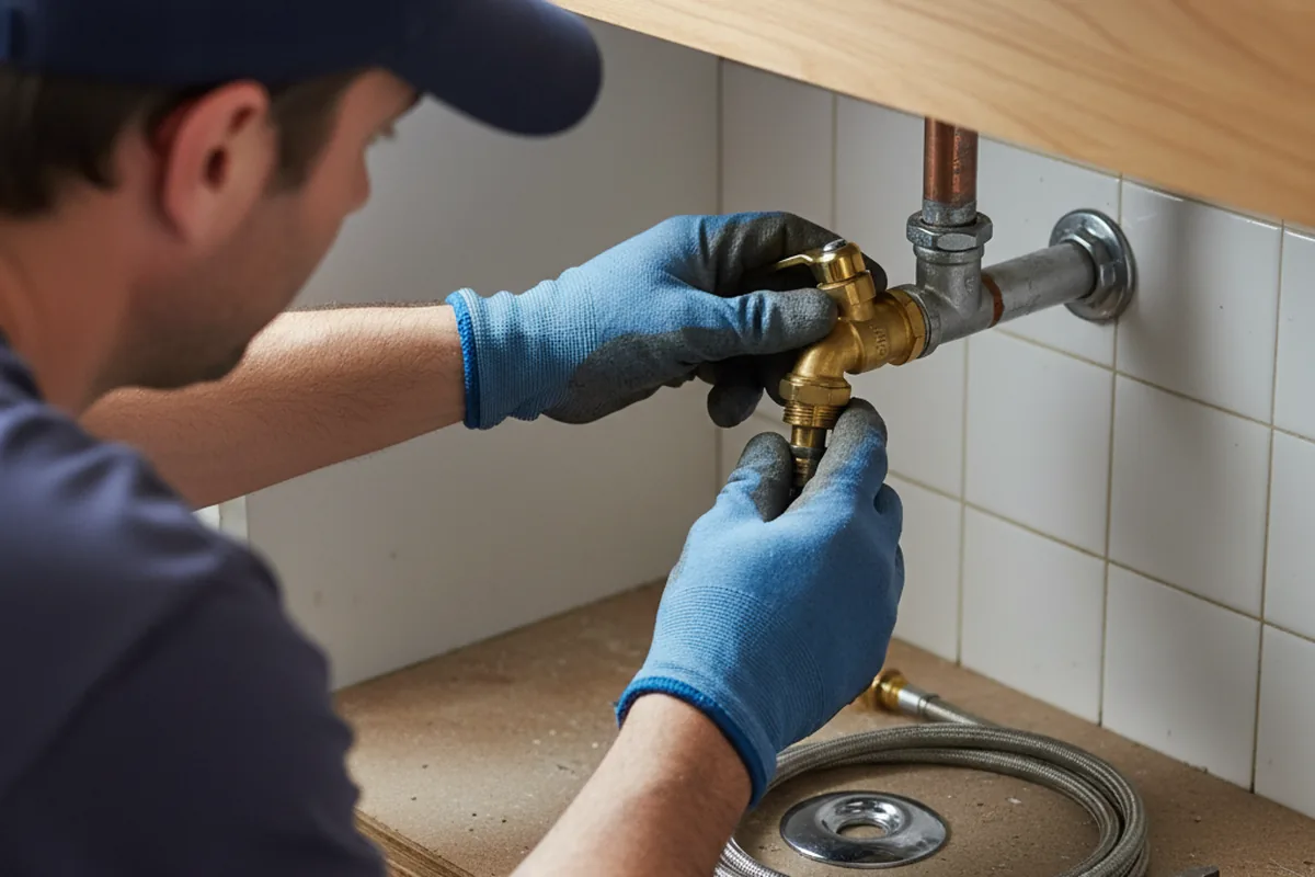 Shutoff valve and fitting work during Emergency Plumbing in Lumberton